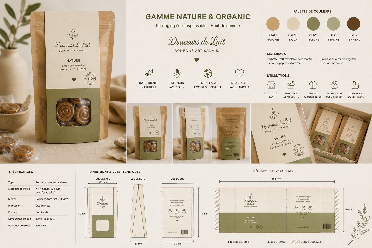 Douceurs de Lait — Gamme Nature & Organic