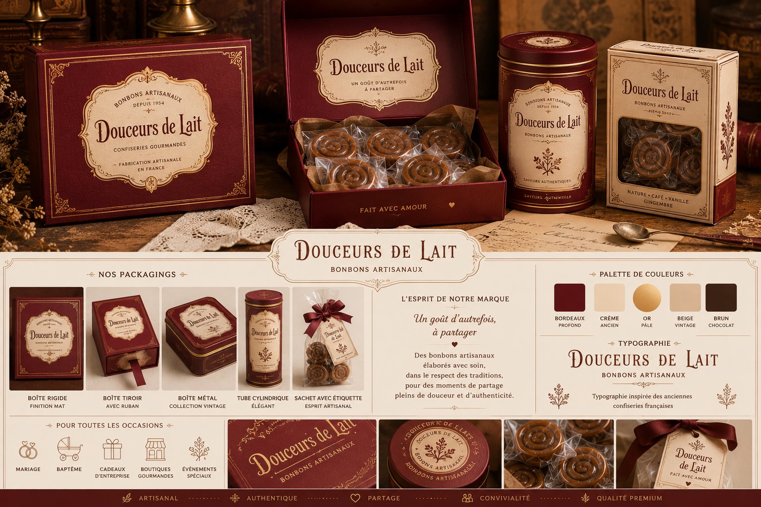 Douceurs de Lait — Collection Vintage