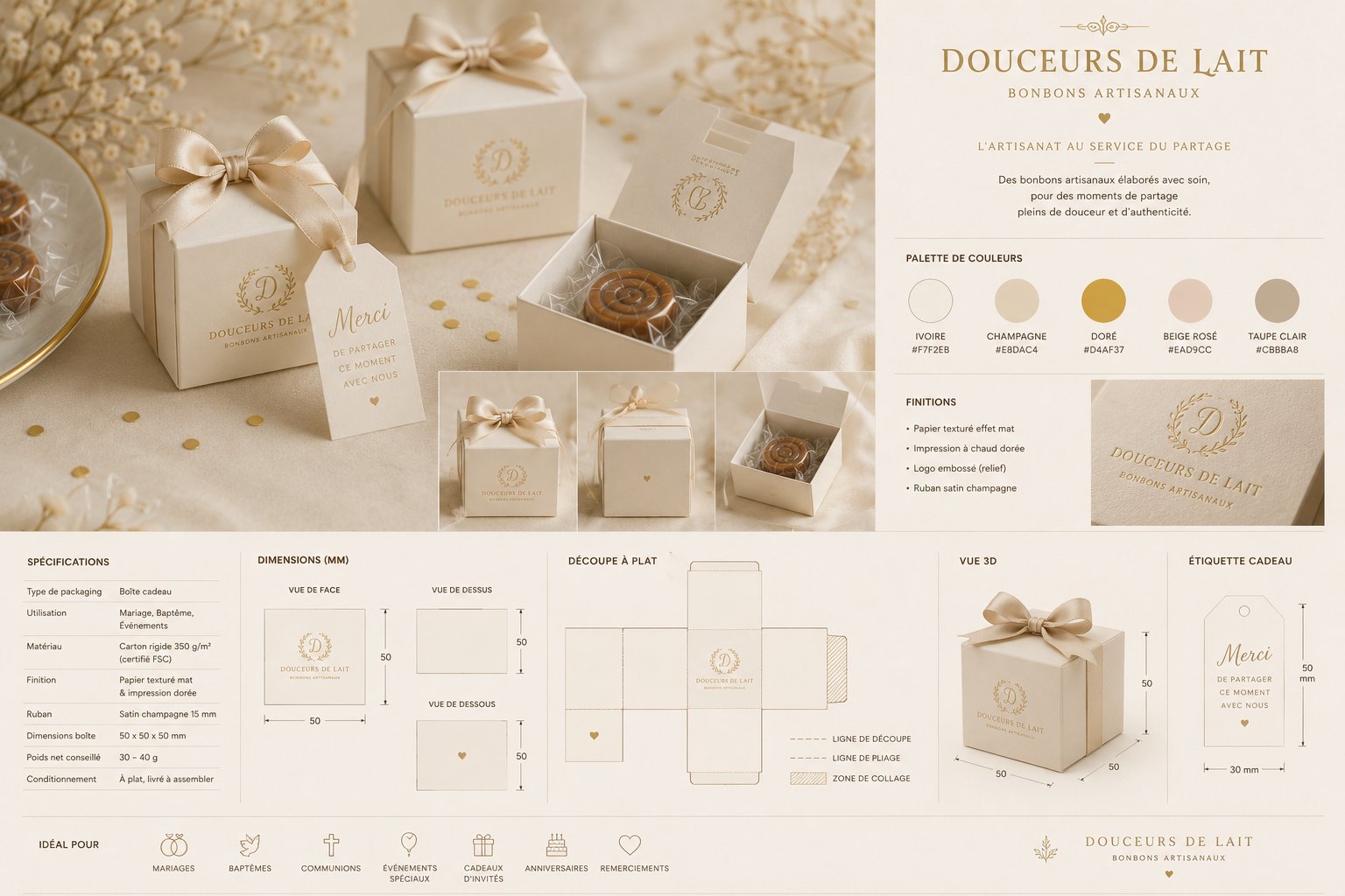 Douceurs de Lait — Boîte Mariage